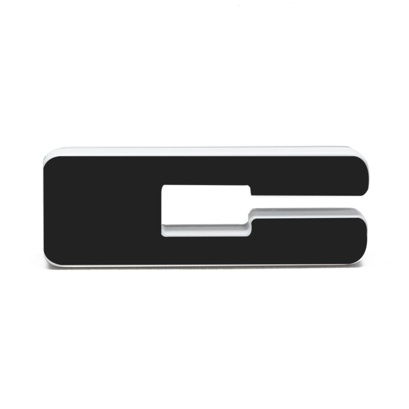 ORACLE Lighting Universal Illuminated LED Letter Badges - Matte Black Surface Finish - C - Black Ops Auto Works