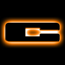 Load image into Gallery viewer, ORACLE Lighting Universal Illuminated LED Letter Badges - Matte Black Surface Finish - C - Black Ops Auto Works