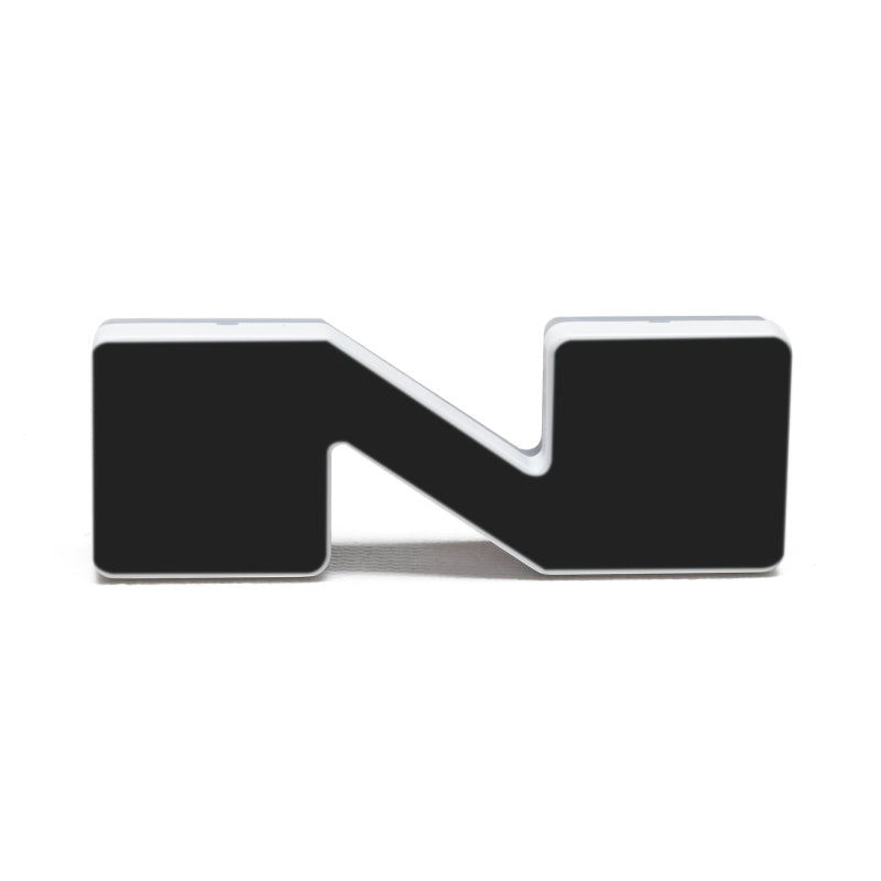 ORACLE Lighting Universal Illuminated LED Letter Badges - Matte Black Surface Finish - N - Black Ops Auto Works