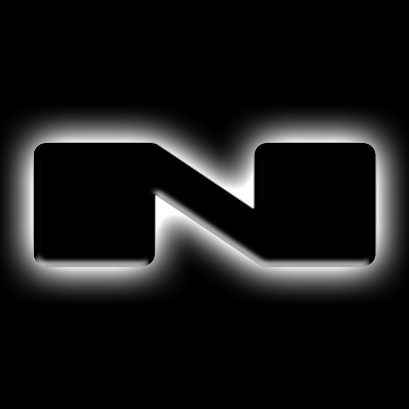 ORACLE Lighting Universal Illuminated LED Letter Badges - Matte Black Surface Finish - N - Black Ops Auto Works