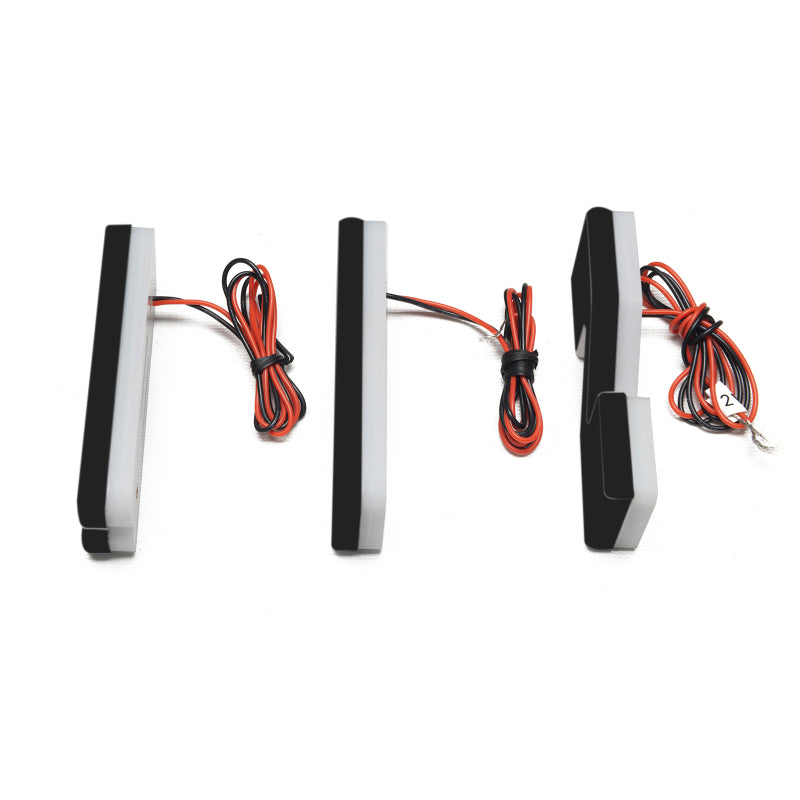 ORACLE Lighting Universal Illuminated LED Letter Badges - Matte Black Surface Finish - O - Black Ops Auto Works