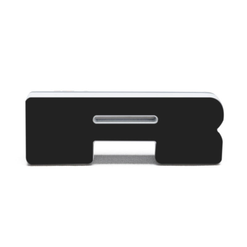 ORACLE Lighting Universal Illuminated LED Letter Badges - Matte Black Surface Finish - R - Black Ops Auto Works