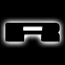 Load image into Gallery viewer, ORACLE Lighting Universal Illuminated LED Letter Badges - Matte Black Surface Finish - R - Black Ops Auto Works