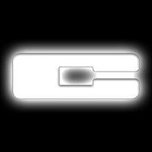 Load image into Gallery viewer, ORACLE Lighting Universal Illuminated LED Letter Badges - Matte White Surface Finish - C - Black Ops Auto Works