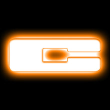 Load image into Gallery viewer, ORACLE Lighting Universal Illuminated LED Letter Badges - Matte White Surface Finish - C - Black Ops Auto Works