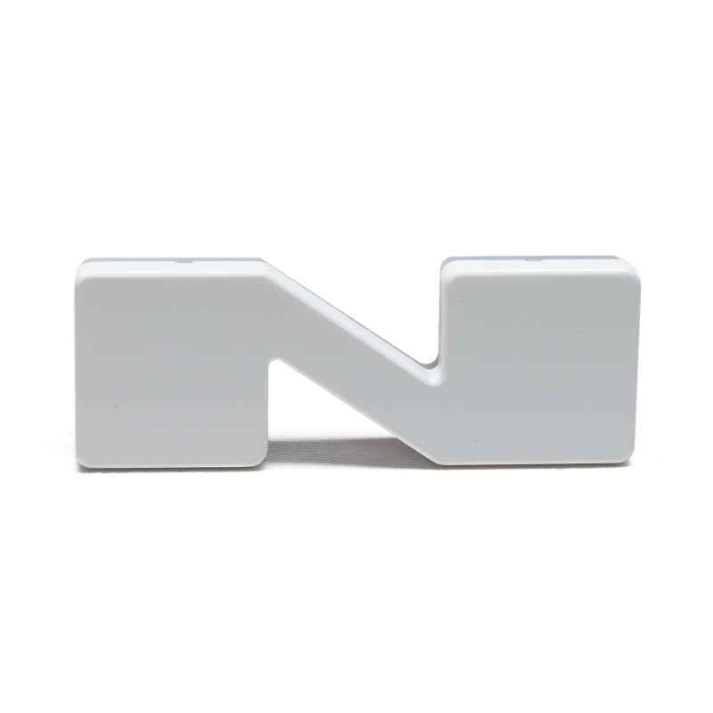 ORACLE Lighting Universal Illuminated LED Letter Badges - Matte White Surface Finish - N - Black Ops Auto Works