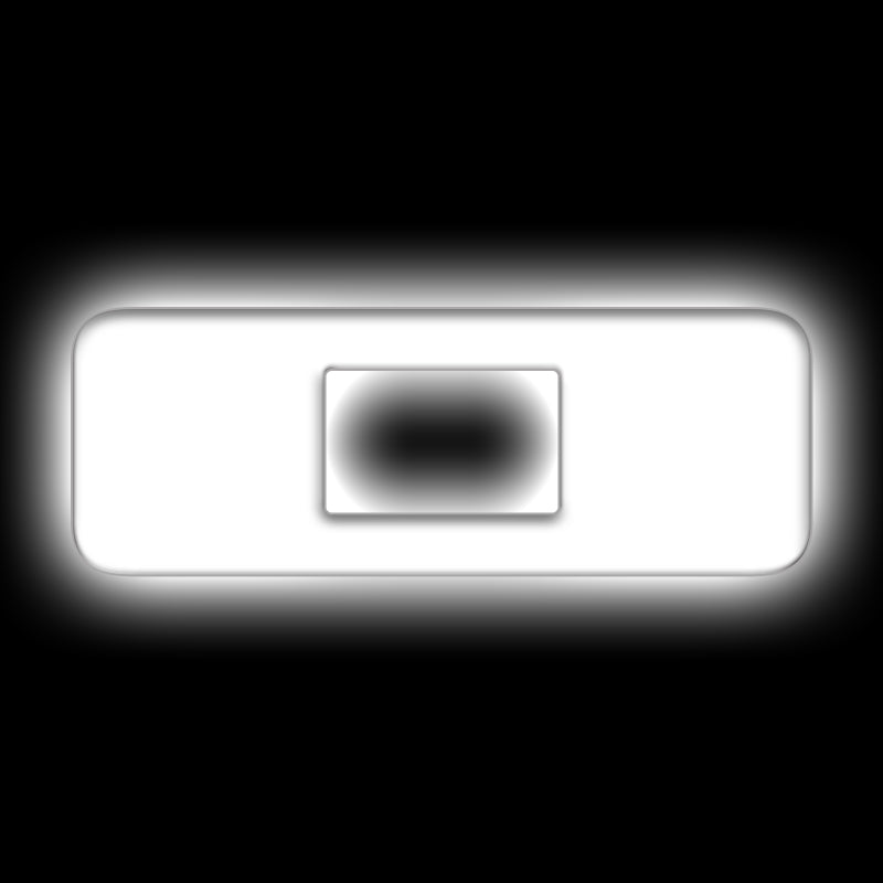 ORACLE Lighting Universal Illuminated LED Letter Badges - Matte White Surface Finish - O - Black Ops Auto Works