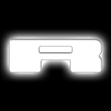 Load image into Gallery viewer, ORACLE Lighting Universal Illuminated LED Letter Badges - Matte White Surface Finish - R - Black Ops Auto Works