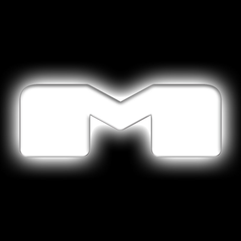 ORACLE Lighting Universal Illuminated LED Letter Badges - Matte Wht Surface Finish - M ORACLE Lighting ORL3140-M-001