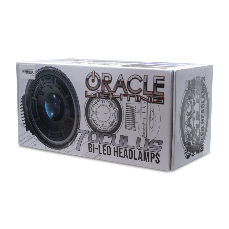 Oracle Oculus 7in Bi-LED Projector Headlights for Jeep Wrangler JK - 6000K - Black Ops Auto Works