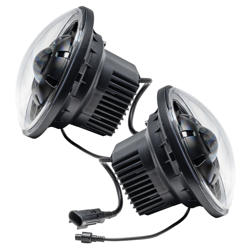 Oracle Oculus 7in Bi-LED Projector Headlights for Jeep Wrangler JK - 6000K - Black Ops Auto Works