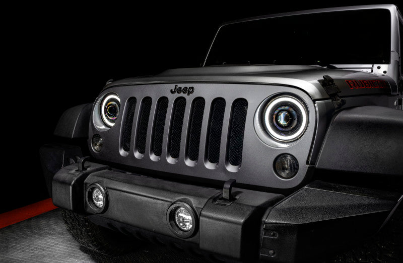 Oracle Oculus 7in Bi-LED Projector Headlights for Jeep Wrangler JK - 6000K - Black Ops Auto Works