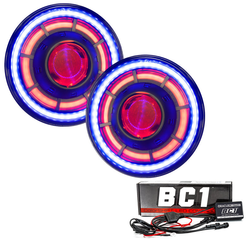 Oracle Oculus 7in ColorSHIFT Bi-LED Projector Headlights for Jeep Wrangler JK - Black Ops Auto Works