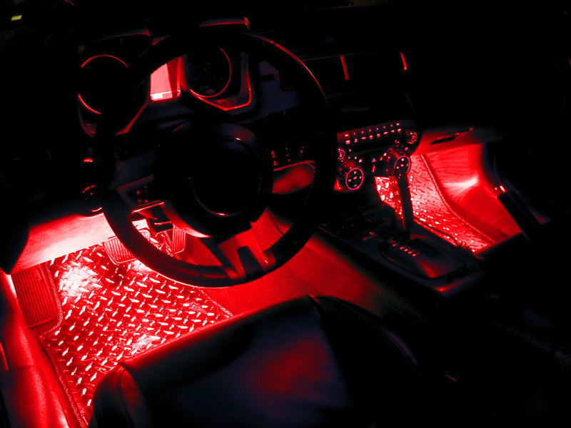Oracle Pair 15in LED Strips Retail Pack - Red - Black Ops Auto Works