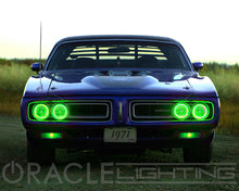 Load image into Gallery viewer, Oracle Pre-Installed Lights 5.75 IN. Sealed Beam - Green Halo-Headlights-ORACLE Lighting-810030390657-