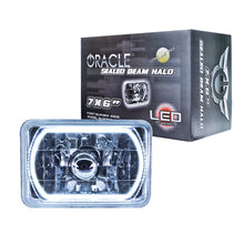 Load image into Gallery viewer, Oracle Pre-Installed Lights 7x6 IN. Sealed Beam - White Halo-Headlights-ORACLE Lighting-810030391890-