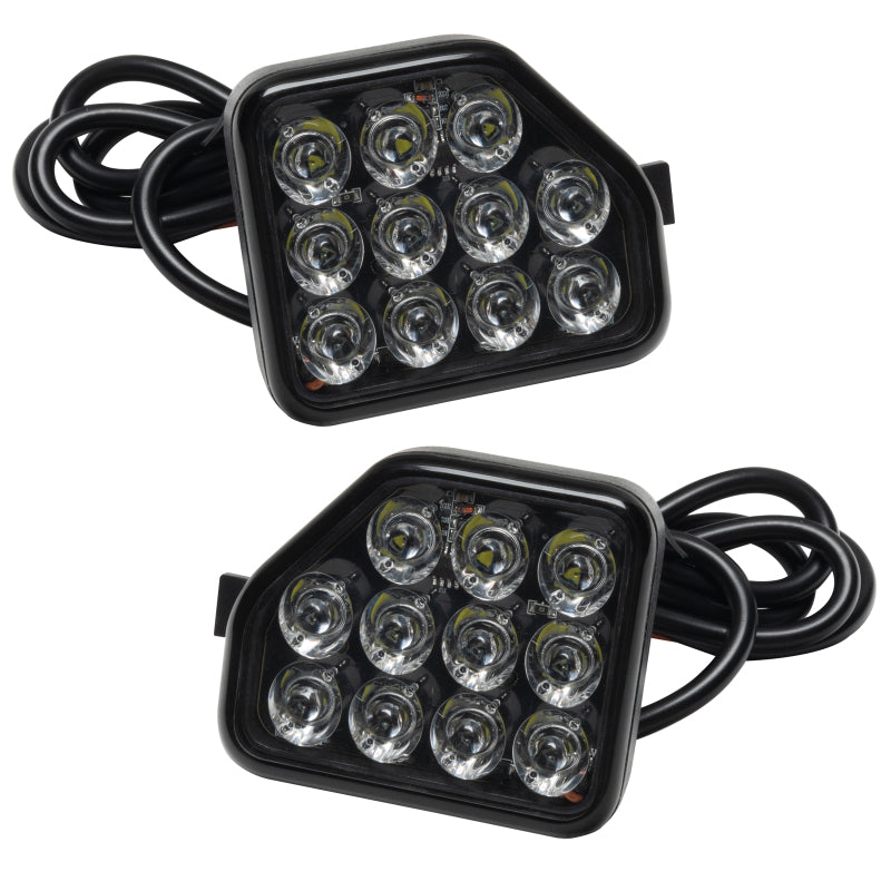 Oracle Rear Bumper LED Reverse Lights for Jeep Wrangler JL - 6000K - Black Ops Auto Works