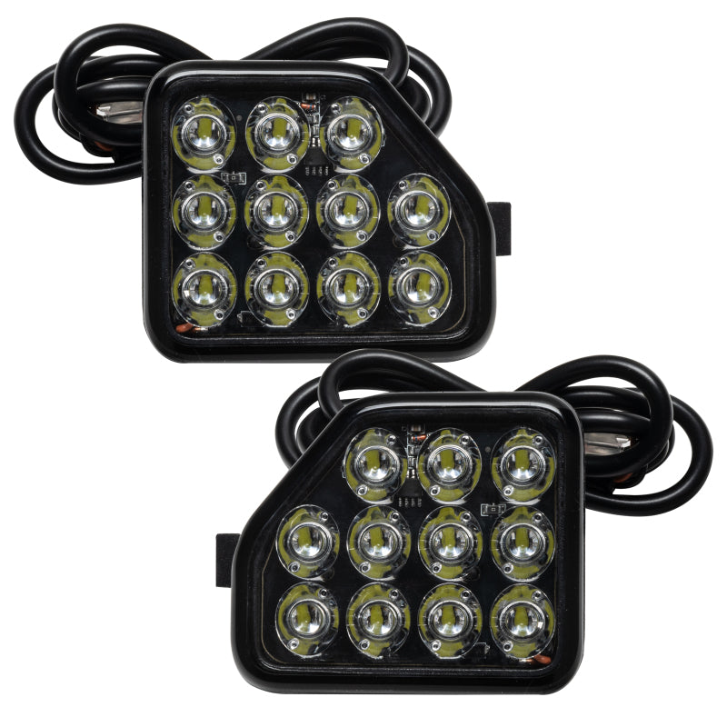 Oracle Rear Bumper LED Reverse Lights for Jeep Wrangler JL - 6000K - Black Ops Auto Works