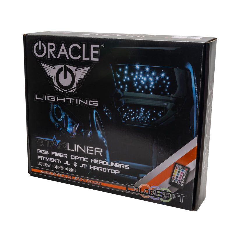Oracle StarLINER Fiber Optic Hardtop Headliner for Wrangler JL/Gladiator JT - ColorSHIFT - Black Ops Auto Works