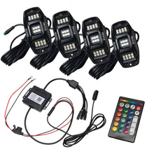Load image into Gallery viewer, Oracle Underbody  RGB+W Wheel Well Rock Light Kit - 4 PCS - ColorSHIFT - Black Ops Auto Works