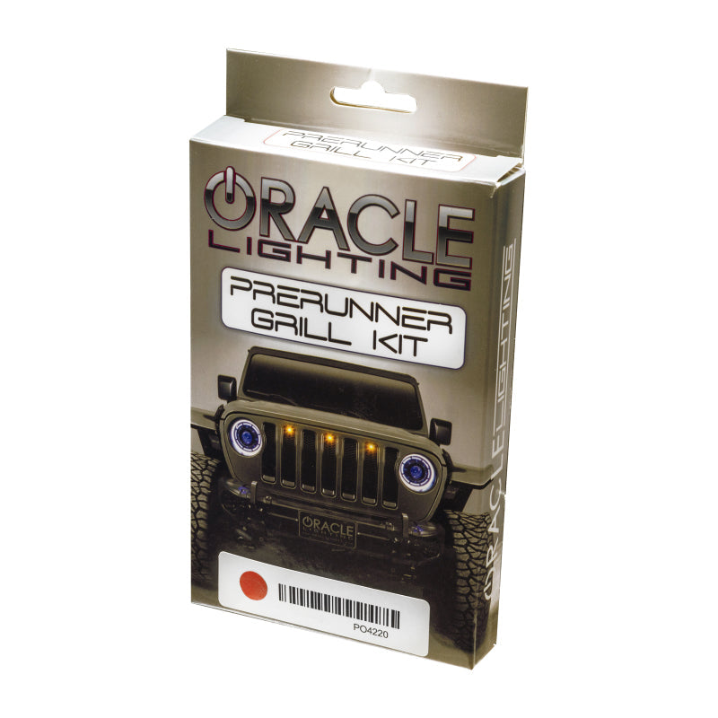Oracle Universal Pre-Runner Style LED Grill Light Kit (New Style) - Amber w/Clear Lens - Black Ops Auto Works