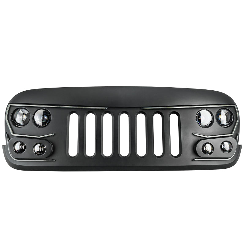 Oracle VECTOR Series Full LED Grille - Jeep Wrangler JK - NA - Black Ops Auto Works