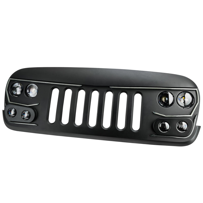 Oracle VECTOR Series Full LED Grille - Jeep Wrangler JK - NA - Black Ops Auto Works