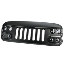 Load image into Gallery viewer, Oracle VECTOR Series Full LED Grille - Jeep Wrangler JK - NA - Black Ops Auto Works