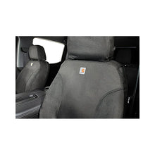 Load image into Gallery viewer, Covercraft Carhartt Super Dux SeatSaver gravel rear bench installed view in Ford F-250 F-350 crew cab