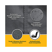 Load image into Gallery viewer, Covercraft Carhartt Super Dux SeatSaver gravel Duck Weave fabric texture and heavy-duty features