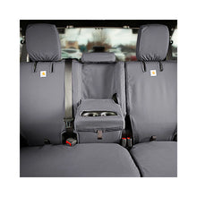 Load image into Gallery viewer, Covercraft Carhartt SeatSaver gravel front bench installed view in 2024-2025 Toyota Tacoma cabin