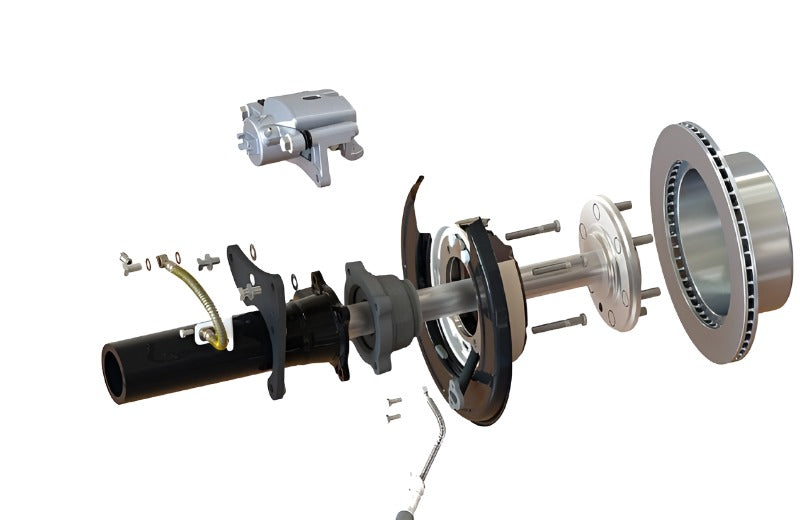 Pedders 05-20 Toyota Tacoma Rear Brake Conversion Kit w/ 6 Lug Rear - Black Ops Auto Works