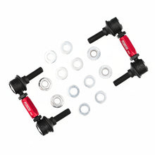 Load image into Gallery viewer, Pedders red adjustable sway bar endlink pair with included hardware