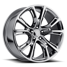 Load image into Gallery viewer, Performance Replicas Black Chrome 20&quot; 22&quot; PR137 5x127 Wheel Jeep Grand Cherokee Dodge Durango - Black Ops Auto Works
