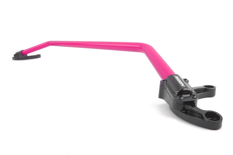 Perrin 02-07 Subaru Impreza (WRX/STi/RS/2.5i) / 04-08 Forester Front Strut Brace - Hyper Pink - Black Ops Auto Works