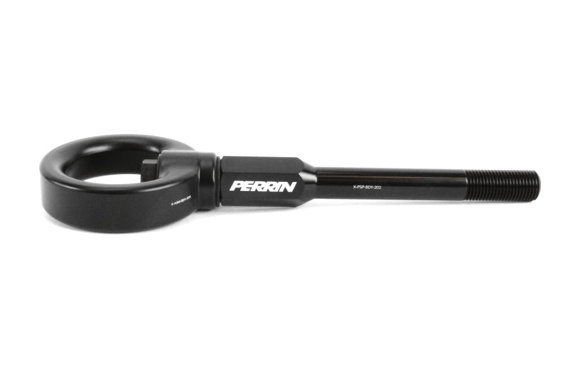 Perrin 02-07 Subaru WRX/STI Tow Hook Kit (Front) - Flat Black - Black Ops Auto Works