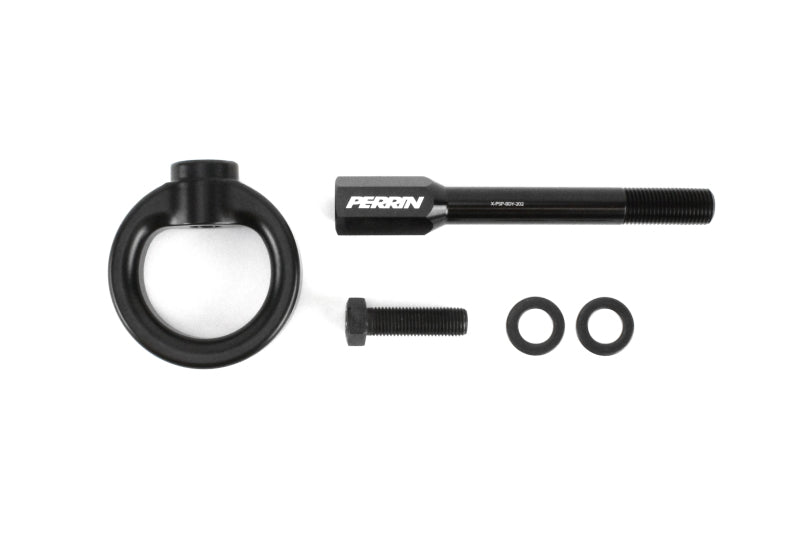 Perrin 02-07 Subaru WRX/STI Tow Hook Kit (Front) - Flat Black - Black Ops Auto Works