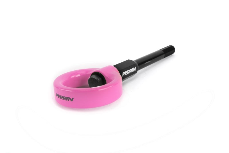 Perrin 02-07 Subaru WRX/STI Tow Hook Kit (Front) - Hyper Pink - Black Ops Auto Works