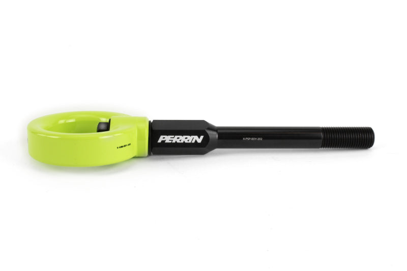 Perrin 02-07 Subaru WRX/STI Tow Hook Kit (Front) - Neon Yellow - Black Ops Auto Works