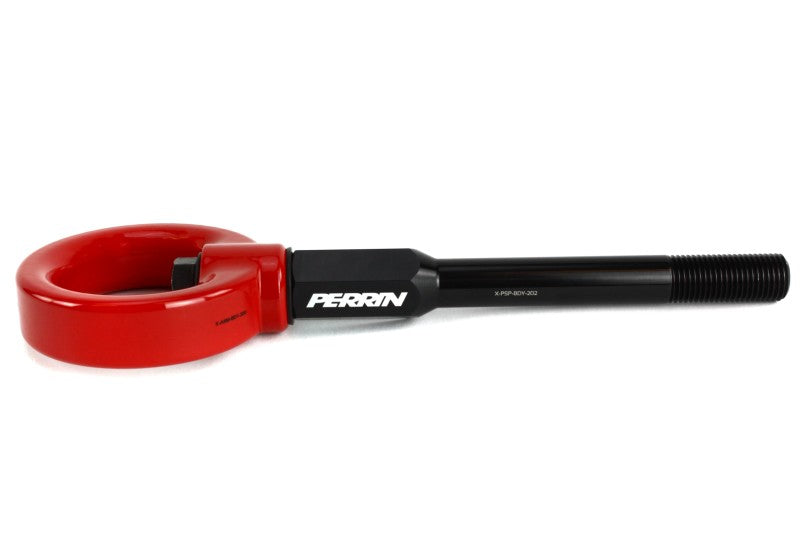 Perrin 02-07 Subaru WRX/STI Tow Hook Kit (Front) - Red - Black Ops Auto Works
