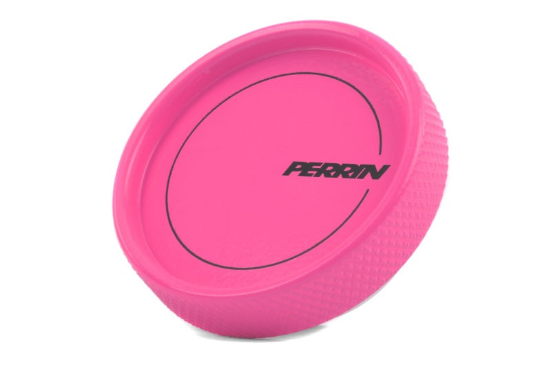 Perrin 02-21 Subaru WRX / 2022 BRZ & GR86 / 04-21 STI / 00-18 Forester XT Oil Fill Cap - Hyper Pink - Black Ops Auto Works