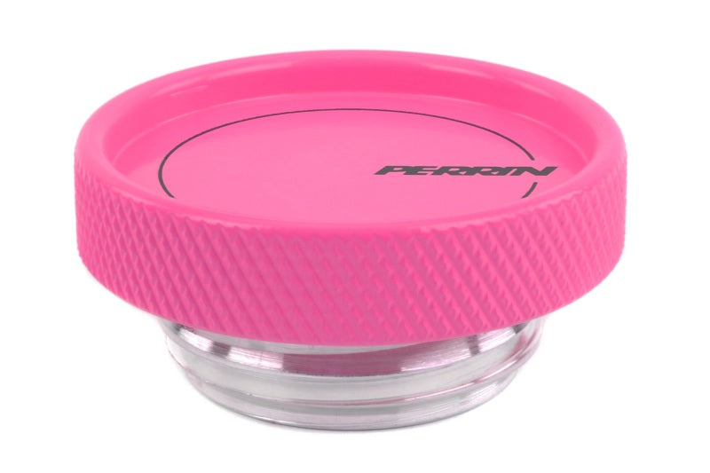 Perrin 02-21 Subaru WRX / 2022 BRZ & GR86 / 04-21 STI / 00-18 Forester XT Oil Fill Cap - Hyper Pink - Black Ops Auto Works