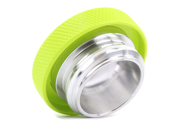 Perrin 02-21 Subaru WRX / 2022 BRZ & GR86 / 04-21 STI / 00-18 Forester XT Oil Fill Cap - Neon Yellow - Black Ops Auto Works