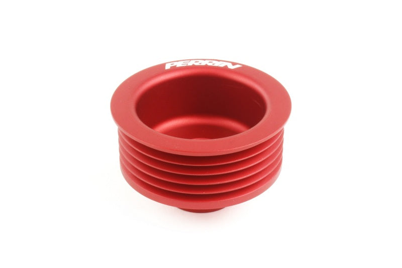Perrin 07-21 Subaru WRX STI EJ Engines Alternator Pulley - Red - Black Ops Auto Works