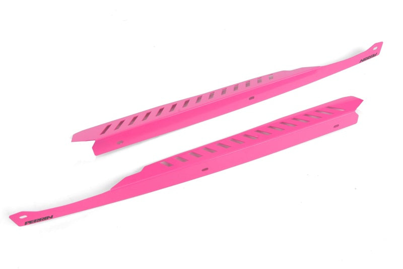 Perrin 08-14 Subaru WRX/STI Fender Shroud Set - Hyper Pink - Black Ops Auto Works