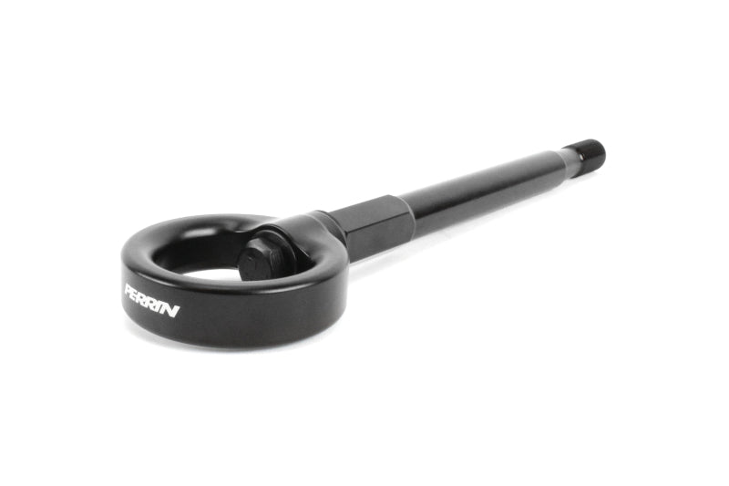 Perrin 08-14 Subaru WRX/STI Tow Hook Kit (Front) - Flat Black - Black Ops Auto Works