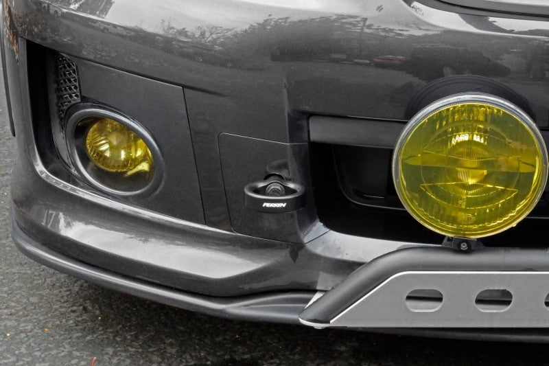 Perrin 08-14 Subaru WRX/STI Tow Hook Kit (Front) - Flat Black - Black Ops Auto Works