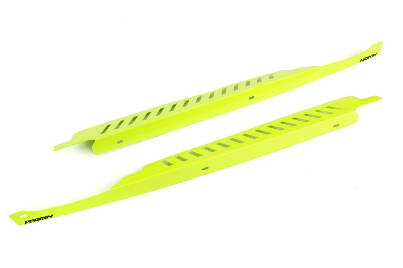 Perrin 11-14 Subaru WRX/STI Fender Shroud Set - Neon Yellow - Black Ops Auto Works