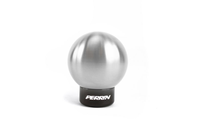Perrin 13-20 & 2022 BRZ / 2022 Toyota GR86 Automatic Brushed Ball 2.0in SS Shift Knob - Black Ops Auto Works