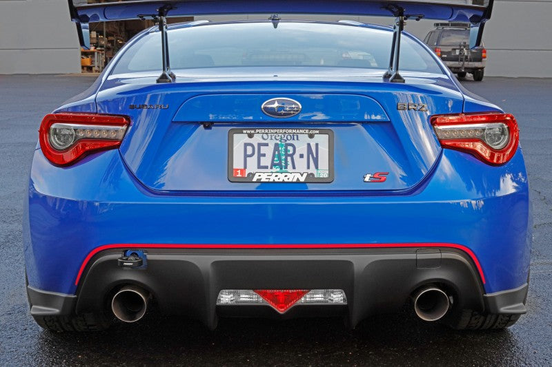 Perrin 13-20 & 2022 Subaru BRZ / 13-16 Scion FRS / 17-20 Toyota 86 Tow Hook Kit (Rear) - Black-Tow Hooks-Perrin Performance-PSP-BDY-255BK-